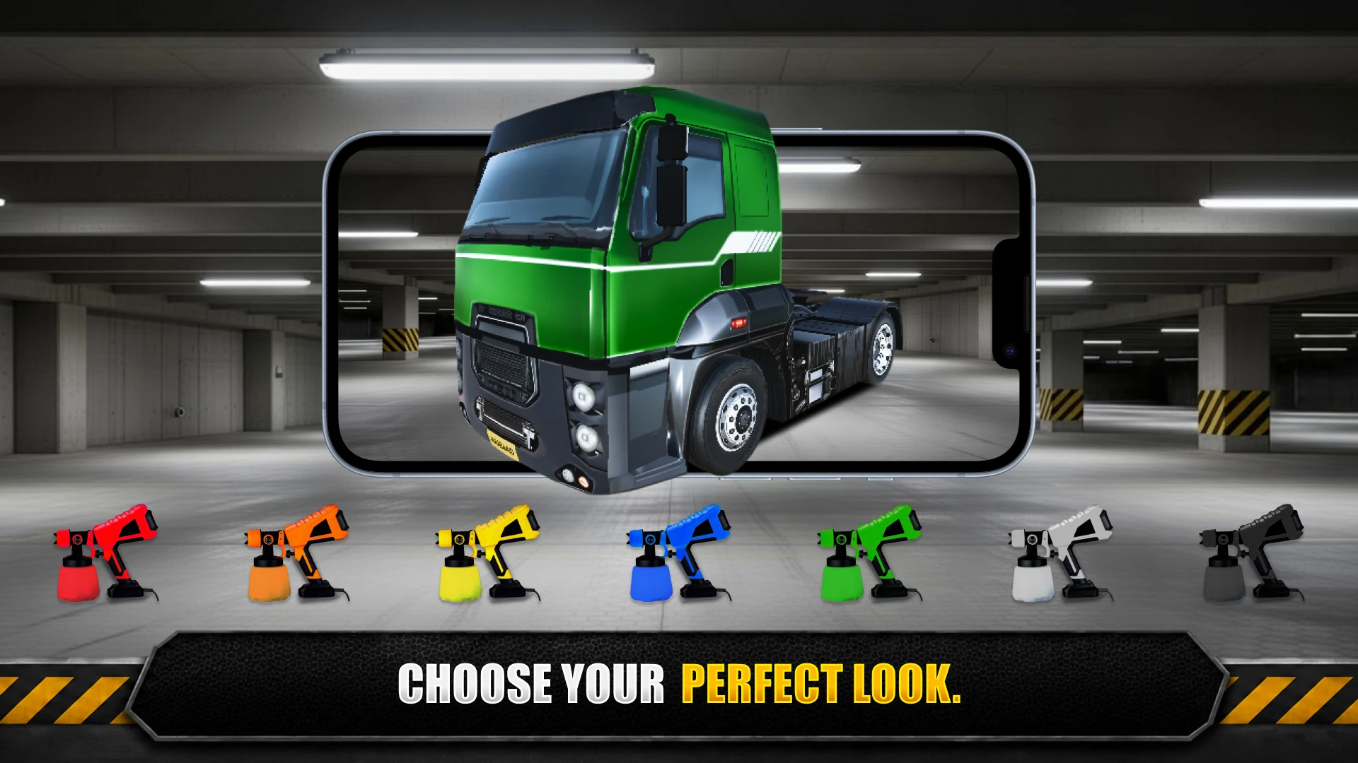 Customize your truck with multiple paint colors