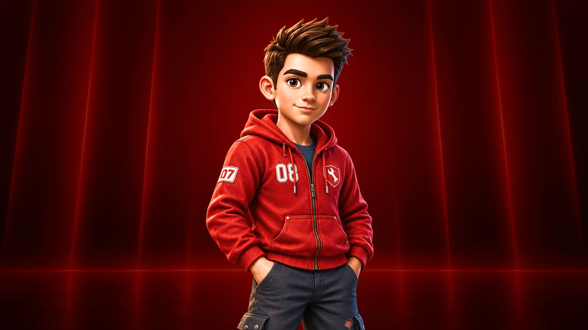 Kai Ryder, a competitive young hero in Velocitrax