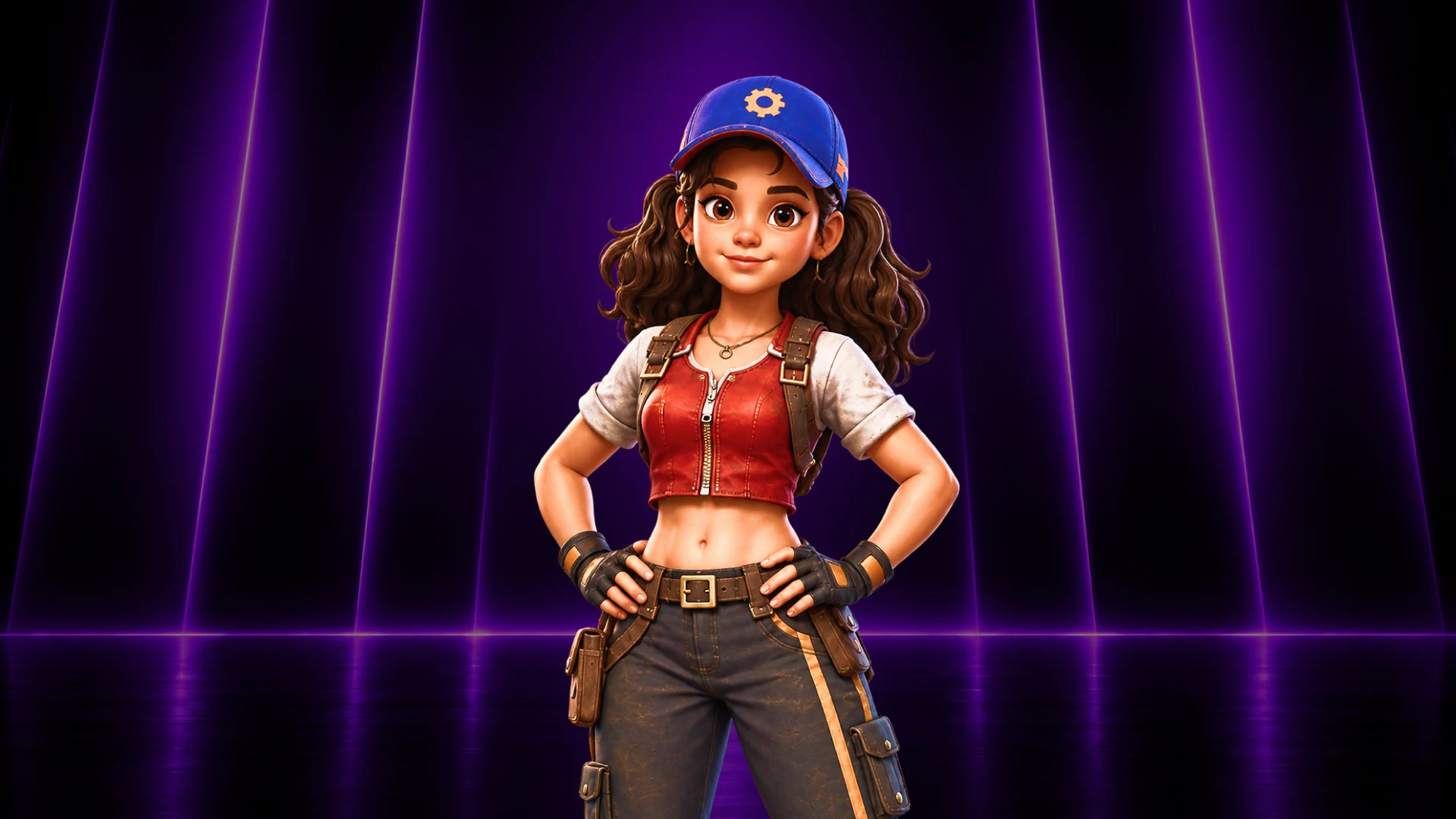 Skye, an adventurous hero in Velocitrax